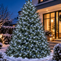600er LED Lichterkette Weihnachtsbeleuchtung Innen und Au�en Kaltwei�
