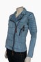 PIECE OF BLUE Kurzjacke Patchworkoptik