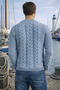Piece of blue Herren Strickpullover iceblau - Nachfolger Blue Willis
