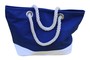 Gro�e Tasche uni/ maritime Streifen Strandtasche, Shopper, Tragetasche, Einkaufstasche