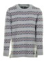 Piece of blue Herren Strickpullover naturwei� - recycelte Baumwolle - Nachfolger Blue Willis Gr.S, Gr.M, Gr.L, Gr.XL, Gr.XXL