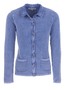 PIECE OF BLUE Damen Strickjacke ice blau stone wash - Nachfolger von Blue Willis 100% Baumwolle Gr.S, Gr.M, Gr.L, Gr.XL, Gr.XXL 