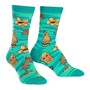 Sock it to me - Damen Socken  Tiki Toes  - lustige Damen Socken mit Hawaii Girl Palmen Urlaub Gr.37-42 One Size 