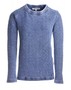 PIECE OF BLUE Damen Strickpulli iceblau stone washed - Nachfolger von Blue Willis 100% Baumwolle, Strickpullover aus 100% Baumwolle, Gr.S, Gr.M, Gr.L, Gr.XL, Gr.XXL 