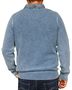 PIECE OF BLUE Herren Polo Pullover indigo oder sky wash 100% Baumwolle, exclusiver Strickpullover - Nachfolger von Blue Willis Gr.M, Gr.L, Gr.XL, Gr. XXL, Gr.XXXL