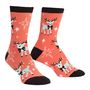 Sock it to me - Damen Socken -  WITH BELLS ON!- lustige Damen Socken Rentier mit Glocken Gr.36-42 One Size 