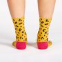 Sock it to me - Damen Socken -  Chee Toes- lustige Damen Socken Leopard mit Ohren Gr.36-42 One Size
