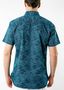 Saint James Herren Hemd Kurzarm blau Druckmuster  Gr.M, Gr.L, Gr.XL, Gr.4XL