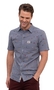 Brakeburn Herren Hemd blau Surfer Druckmuster  Gr.M, Gr.L, Gr.XL