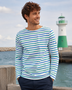 Saint James Herren Shirt d�nn gestreift 100% Baumwolle Gr.M, Gr.L, Gr.XL, Gr.XXL, Gr.3XL, Gr.4XL
