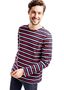 Saint James Herren Shirt gestrickt gestreift 100% Baumwolle Meridien Mod. Tri