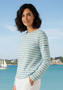 Saint James Da. Bretagne Shirt Gr. 38 bis Gr. 48