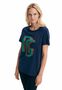 Red Green Damenshirt leicht Baumwolle Cayla 1/2 Arm Navy Blau