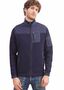 Saint James Strickjacke Paco Herren Navy Rei�verschluss, Baumwolle Gr.M, Gr.L, Gr.XL, Gr.XXL, Gr. 3XL