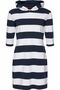 Sea Ranch maritimes Damen Hoodie Kleid Blockstreifen blau wei� rot Gr. S, M, L, XL, XXL