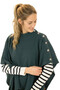 Mousqueton Conleau Damen Poncho One Size