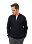 Saint James Herren Pullover Crossley Wolle Merino navy gris Wollpullover Gr.M, Gr.L, Gr.XL, Gr.XXL, Gr. 3XL