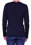 Saint James Da. Pullover Navy Naturwei 100% Wolle Gr. 40 42, 44