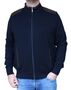 Saint James Herren Punto-di-Roma Strickjacke Navy 60% Wolle Gr. M, L, Gr.XL, Gr.XXL
