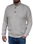 Saint James Herren Pullover Troyer natur  Gr.M, Gr.L, Gr.XL, Gr.XXL, Gr.XXXL