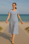 Sea Ranch maritimes Damen Kleid Polly lang
