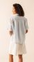 Saint James Damen Bluse wei� blau Baumwolle