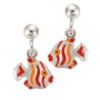 Scout Kinder Ohrringe Ohrstecker Silber Fisch rot M�dchen 262134100