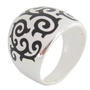 Heartbreaker by Drachenfels Damen Ring marrak. schwarz LD MA 14 Gr.60