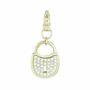 Fossil Anhnger Charms JF00036710 Schloss gold Strass 
