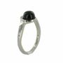 Skagen Damen Ring silber schwarze Achat Perle JRSB022 S6 Gr. 52 (16,5) 