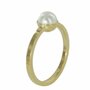 Skagen Damen Ring gold Perle weiss JRSG035 