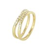Skagen Damen Ring gold Zyrkonia JRSG027 S6 Gr. 52 (16,5) 