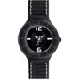 Hip Hop Uhr Silikonuhr leather small HWU0204 nero 