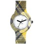 Hip Hop Uhr Silikonuhr Tartan small HWU0375 edinburgh yellow 