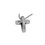 Breil Damen Kette Collier Edelstahl Cross big TJ1463 