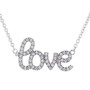 Esprit Damen Kette Collier Silber Zirkonia Lucky Love ESNL92421A400 
