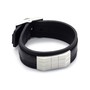 Esprit Herren Armband Leder Edelstahl Silber Energy ESBR11972A210 
