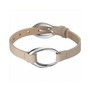 Esprit Damen Armband Leder Edelstahl Ovality beige ESBR11423D200 