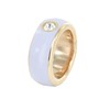 Esprit Damen Ring Edelstahl Ros� Fancy lila ESRG12194N1