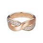 Esprit Damen Ring Silber Ros� Zirkonia Vibrant ESRG92443B1 