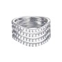 Esprit Damen Ring Silber Zirkonia Gleaming ESRG92823A1 