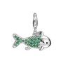 Esprit Anh�nger Charms Silber Zirkonia green fish XL ESZZ90750A000 