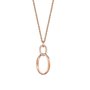 Esprit Damen Kette Collier Edelstahl Ros� Zirkonia ESNL13112C420 