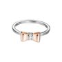 Esprit Damen Ring Silber Zirkonia BI-COLOR ESRG92769D1 