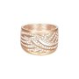 Esprit Damen Ring Edelstahl Ros� JW50236 Zirkonia ESRG02688C1 