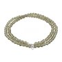 Esprit Damen Kette Collier Charm Silber Taupe Stones ESNL91755I800