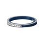 Esprit Damen Ring Silber Zirkonia blau ESRG91939D1 