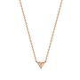 Esprit Damen Kette Collier Edelstahl Ros� JW50214 Dreieck ESNL03414C400 