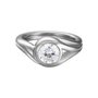 Esprit Damen Ring Silber Glamour Solitaire Zirkonia ESRG92036A1 
