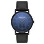 Kenneth Cole New York Herren-Armbanduhr Analog Quarz Leder KC50066004
